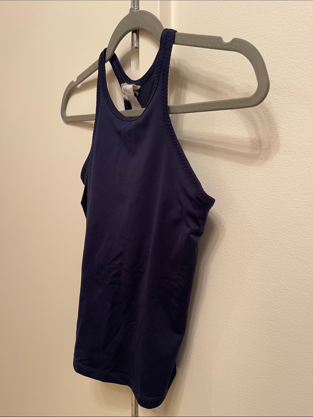 New Balance Dark Navy Racerback Performance Tank - Picture 3 of 6